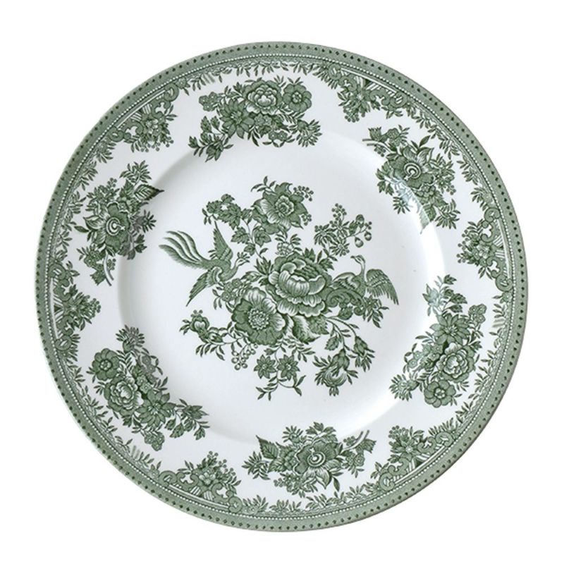 バーレイ グリーンアジアティックフェザンツ プレート 25.5cm