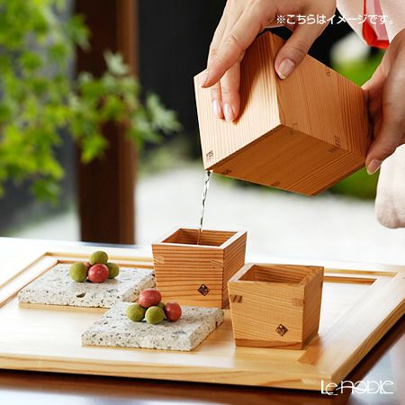 以為（おもえらく） 日光杉 酒器 枡 大 150ml