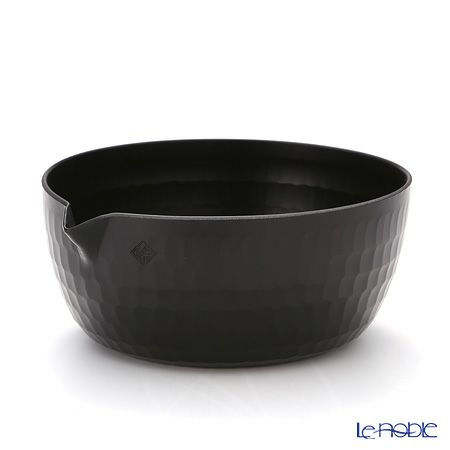 以為（おもえらく） 片口 やっとこ槌目 4寸 黒 400ml 【直火用】