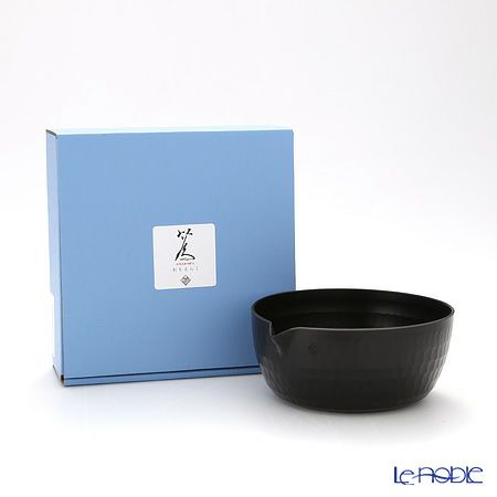 以為（おもえらく） 片口 やっとこ槌目 4寸 黒 400ml 【直火用】