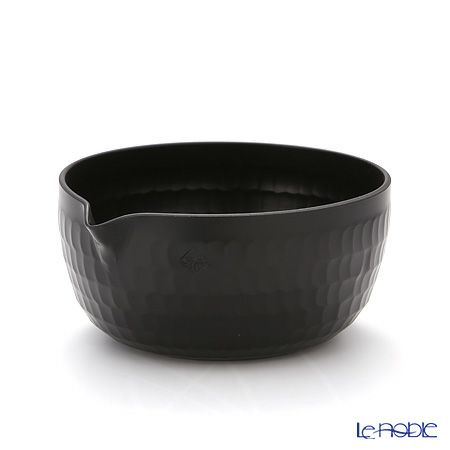 以為（おもえらく） 片口 やっとこ槌目 3寸5分 黒 300ml 【直火用】