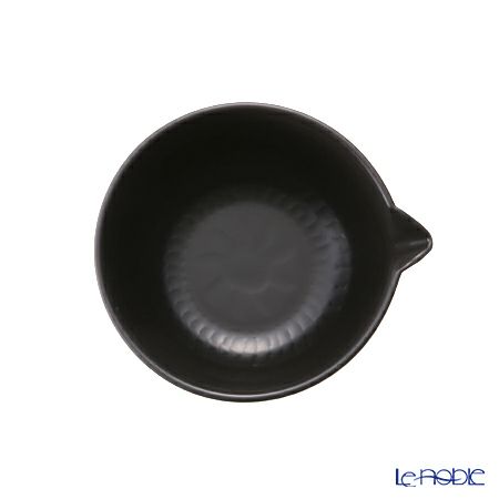 以為（おもえらく） 片口 やっとこ槌目 2寸8分 黒 150ml 【直火用】