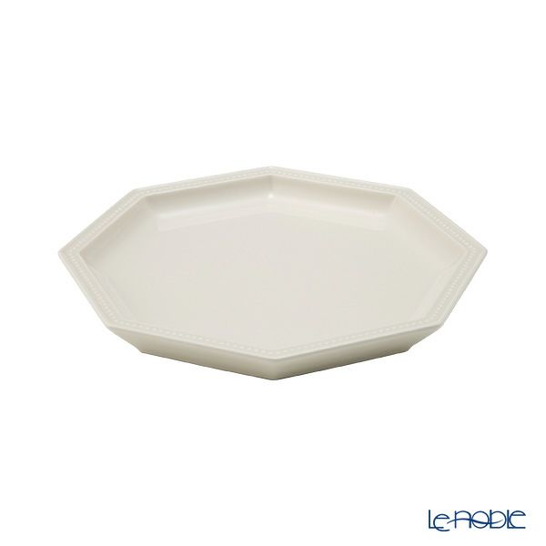 マルミツポテリ スタジオエム ガティ プレート 19.5cm ホワイト