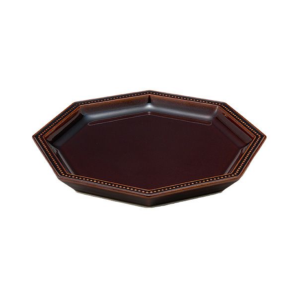 マルミツポテリ スタジオエム ガティ プレート 19.5cm アメ