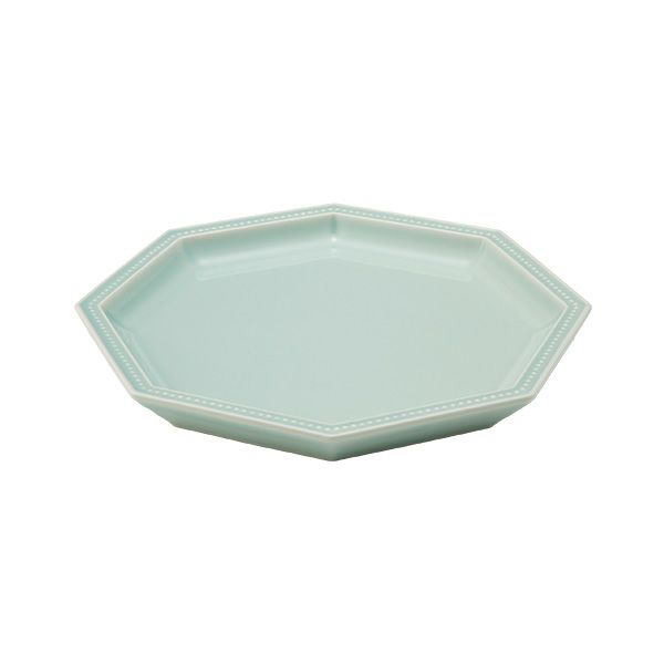 マルミツポテリ スタジオエム ガティ プレート 19.5cm グリーン