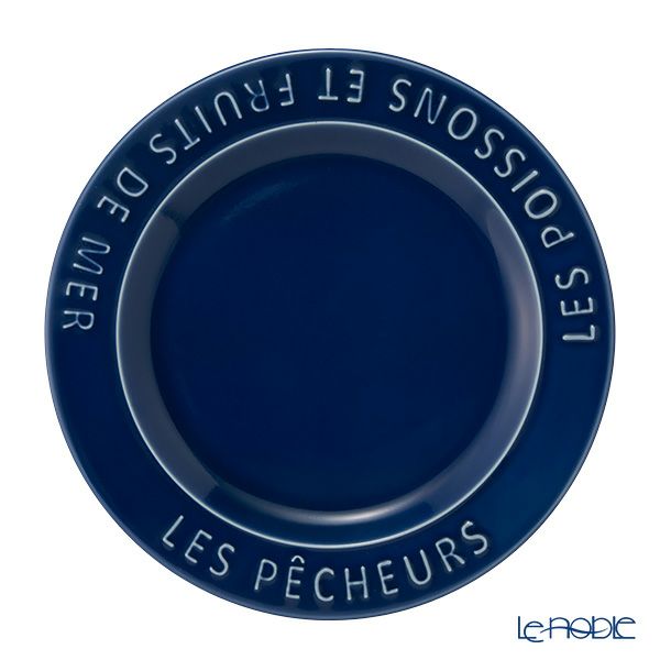 マルミツポテリ スタジオエム フィッシャーマンズ プレート 24.5cm インディゴ