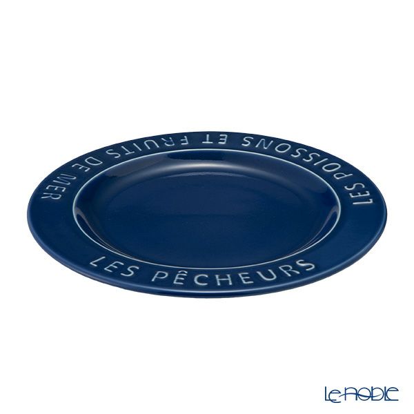 マルミツポテリ スタジオエム フィッシャーマンズ プレート 24.5cm インディゴ