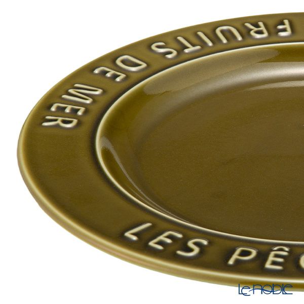 マルミツポテリ スタジオエム フィッシャーマンズ プレート 24.5cm オリーブ