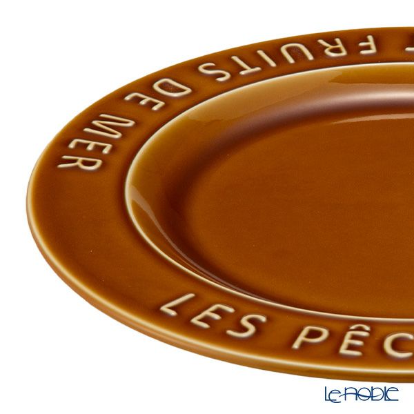 マルミツポテリ スタジオエム フィッシャーマンズ プレート 24.5cm キャラメル