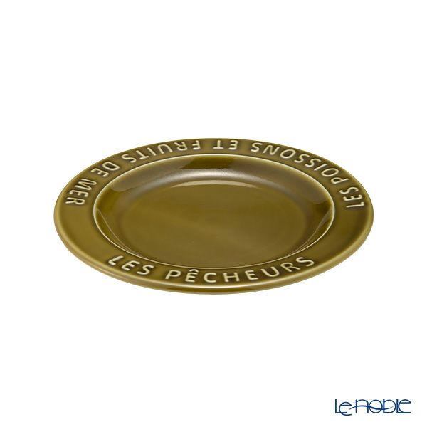 マルミツポテリ スタジオエム フィッシャーマンズ プレート 17cm オリーブ