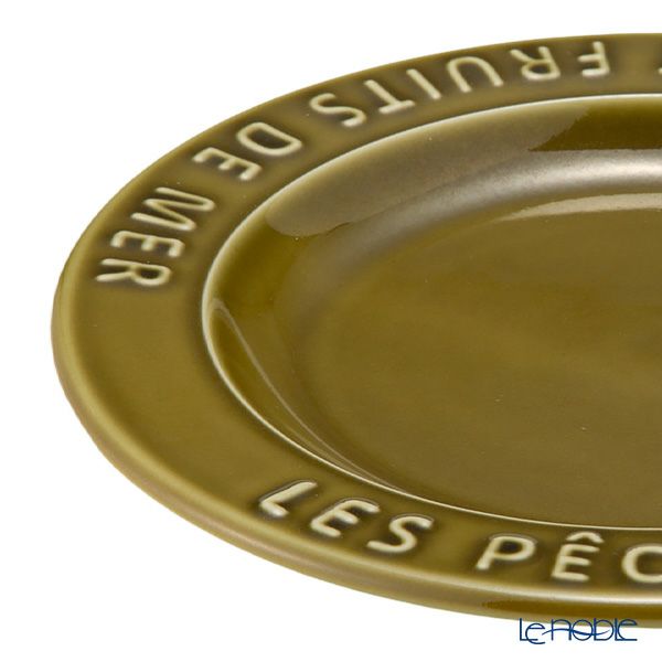 マルミツポテリ スタジオエム フィッシャーマンズ プレート 17cm オリーブ