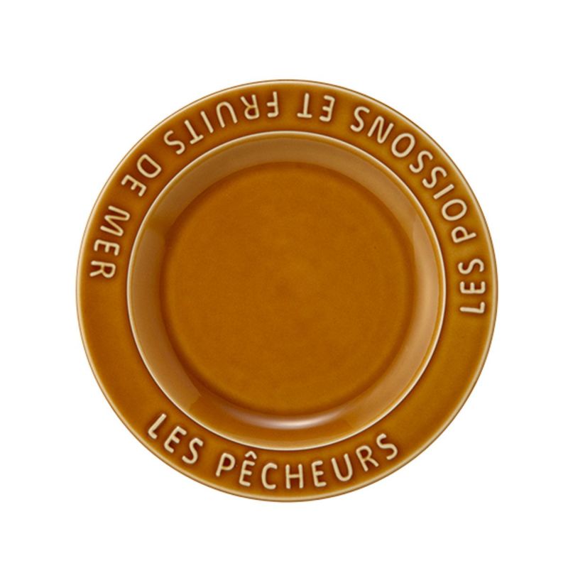 マルミツポテリ スタジオエム フィッシャーマンズ プレート 17cm キャラメル
