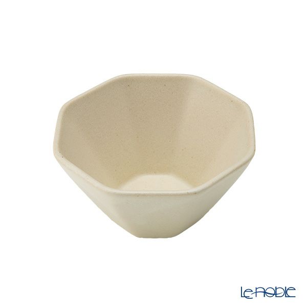 マルミツポテリ スタジオエム オクトゴーヌ 3寸小付／八角小鉢 9.5×5cm 160ml 白妙