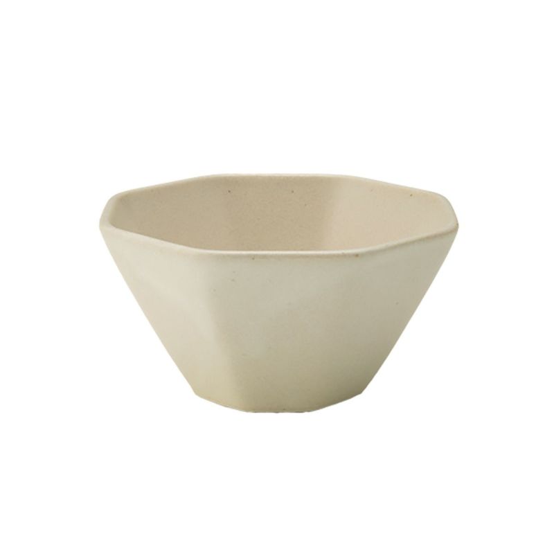 マルミツポテリ スタジオエム オクトゴーヌ 3寸小付／八角小鉢 9.5×5cm 160ml 白妙