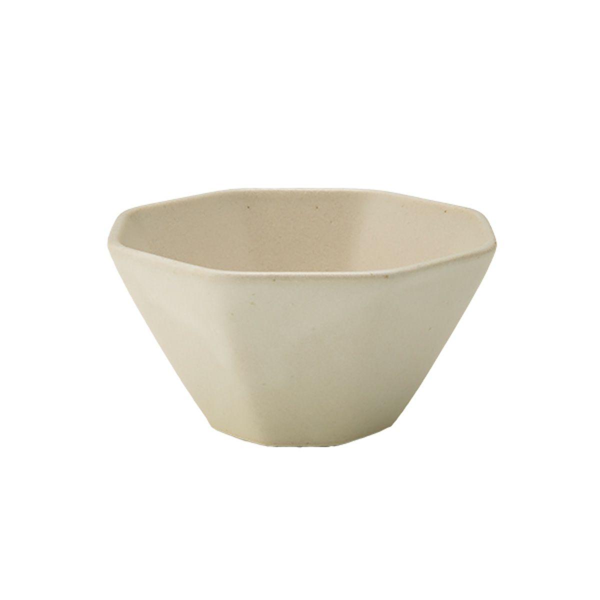マルミツポテリ スタジオエム オクトゴーヌ 3寸小付／八角小鉢 9.5×5cm 160ml 白妙