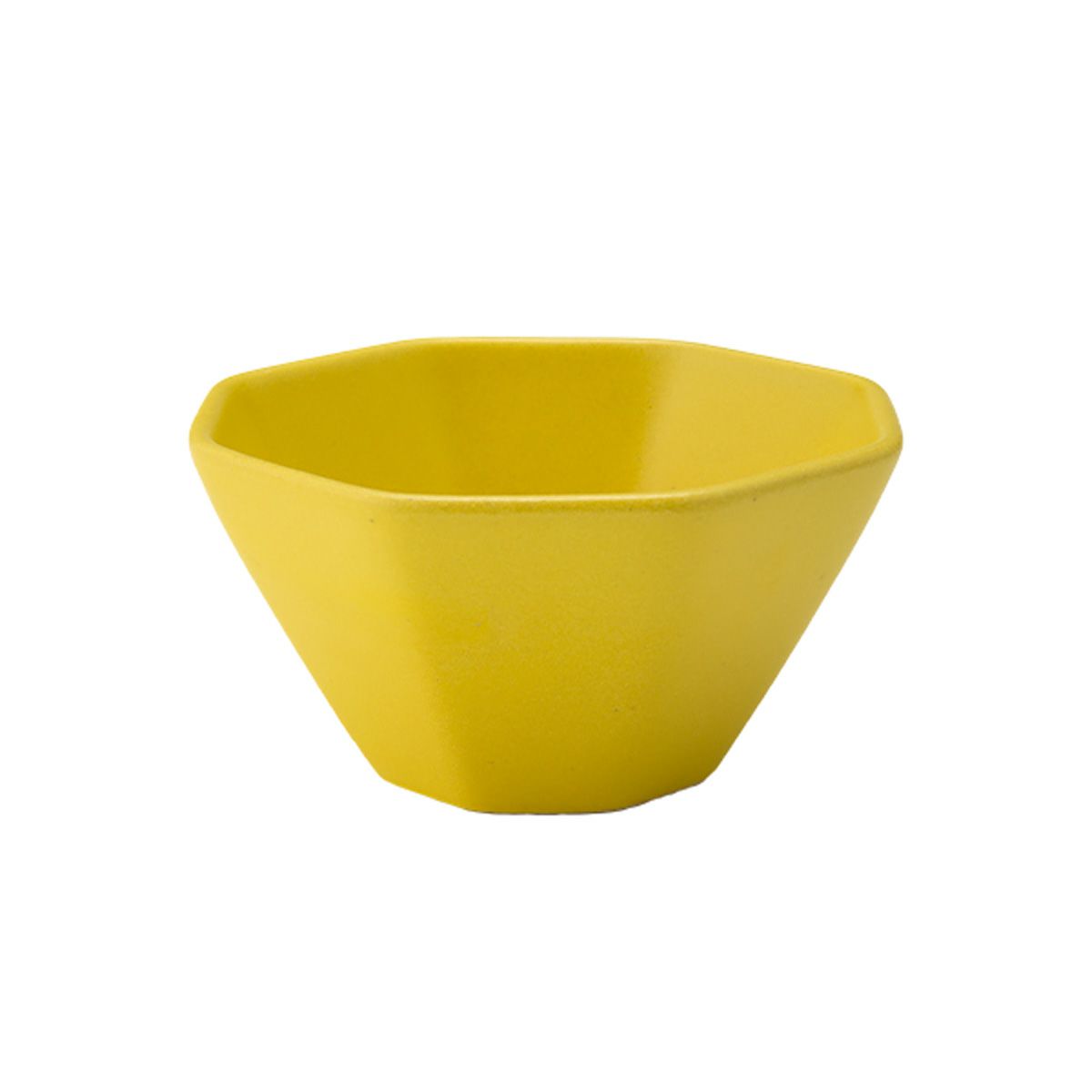 マルミツポテリ スタジオエム オクトゴーヌ 3寸小付／八角小鉢 9.5×5cm 160ml 菜の花