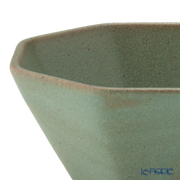 マルミツポテリ スタジオエム オクトゴーヌ 3寸小付／八角小鉢 9.5×5cm 160ml 錆青磁