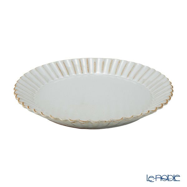 マルミツポテリ スタジオエム バルバリ メインプレート／大皿 24.5cm ブラン