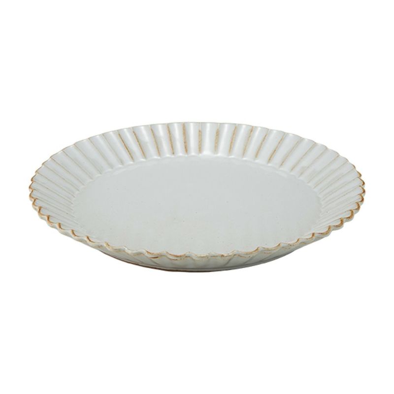 マルミツポテリ スタジオエム バルバリ メインプレート／大皿 24.5cm ブラン