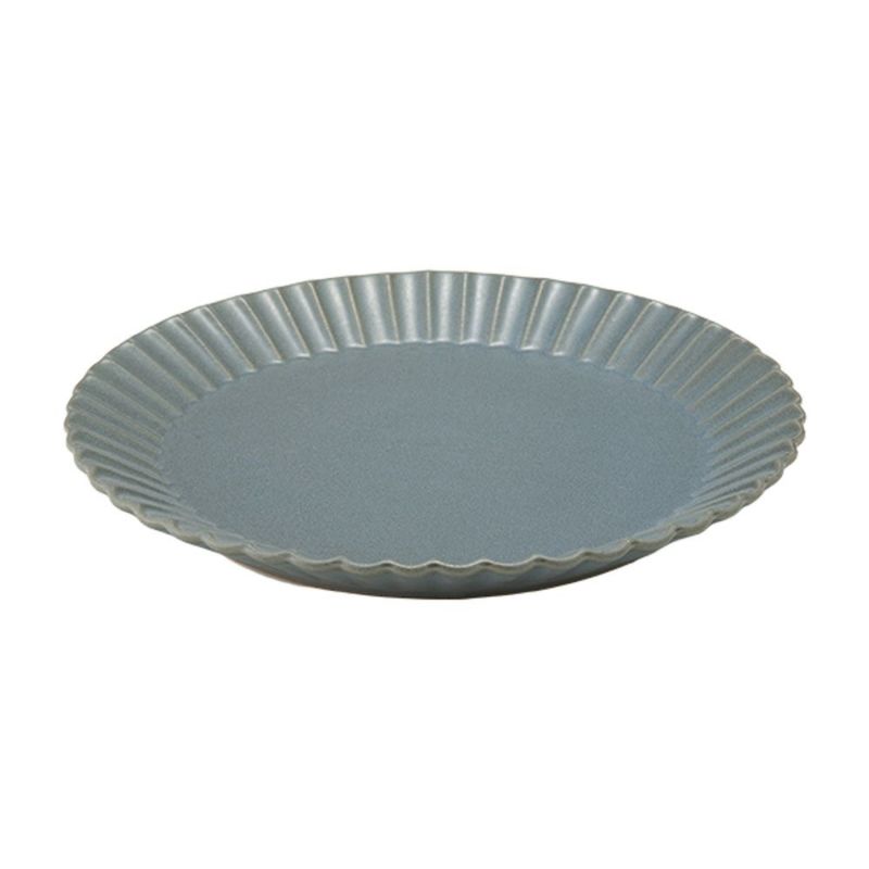 マルミツポテリ スタジオエム バルバリ メインプレート／大皿 24.5cm グリズ