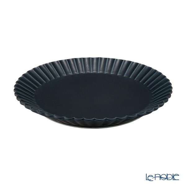 マルミツポテリ スタジオエム バルバリ メインプレート／大皿 24.5cm インディゴ