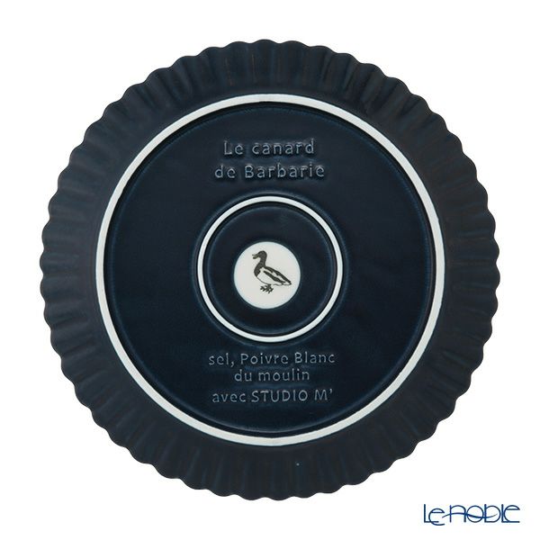 マルミツポテリ スタジオエム バルバリ メインプレート／大皿 24.5cm インディゴ