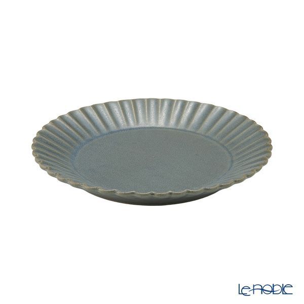 マルミツポテリ スタジオエム バルバリ パンプレート／デザート皿 20cm グリズ