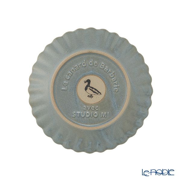 マルミツポテリ スタジオエム バルバリ コガモプレート／取り皿 15cm グリズ