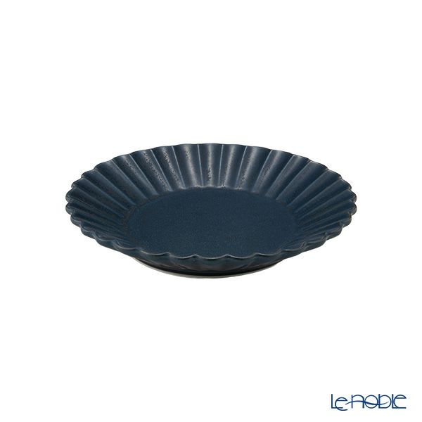 マルミツポテリ スタジオエム バルバリ コガモプレート／取り皿 15cm インディゴ