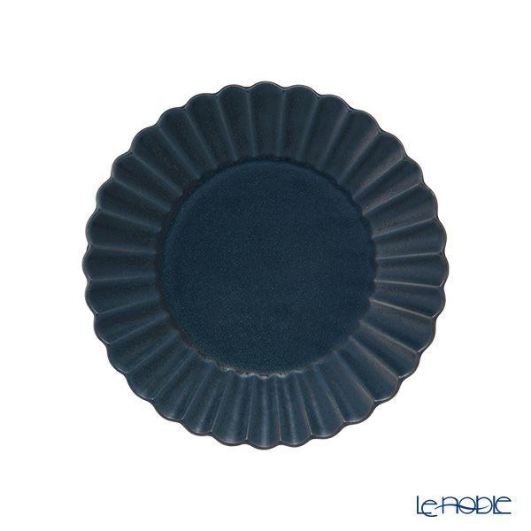 マルミツポテリ スタジオエム バルバリ コガモプレート／取り皿 15cm インディゴ