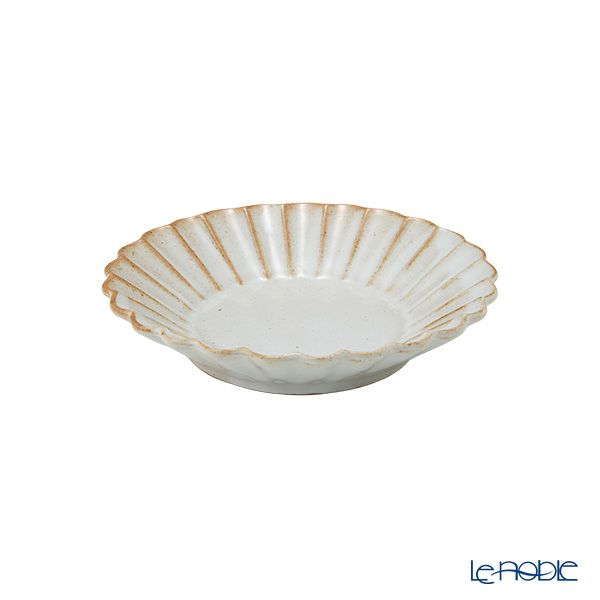 マルミツポテリ スタジオエム バルバリ ココガモプレート／小皿 11.3cm ブラン