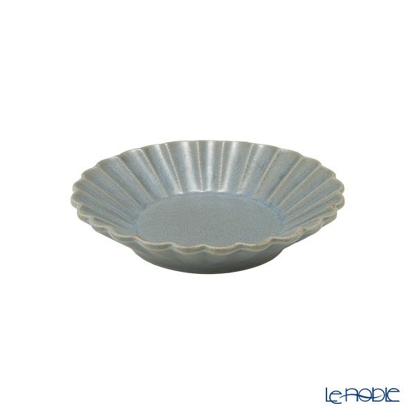 マルミツポテリ スタジオエム バルバリ ココガモプレート／小皿 11.3cm グリズ