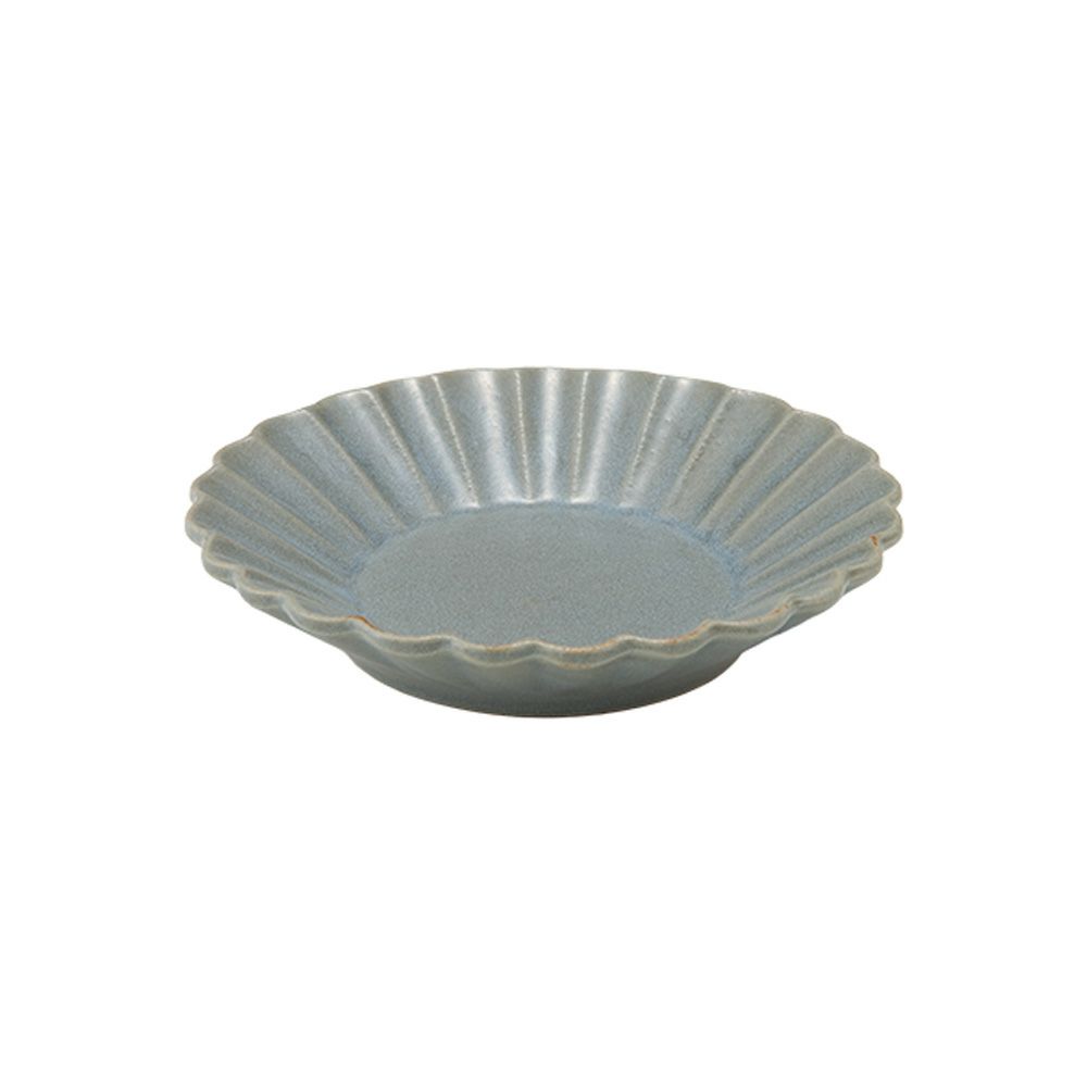 マルミツポテリ スタジオエム バルバリ ココガモプレート／小皿 11.3cm グリズ