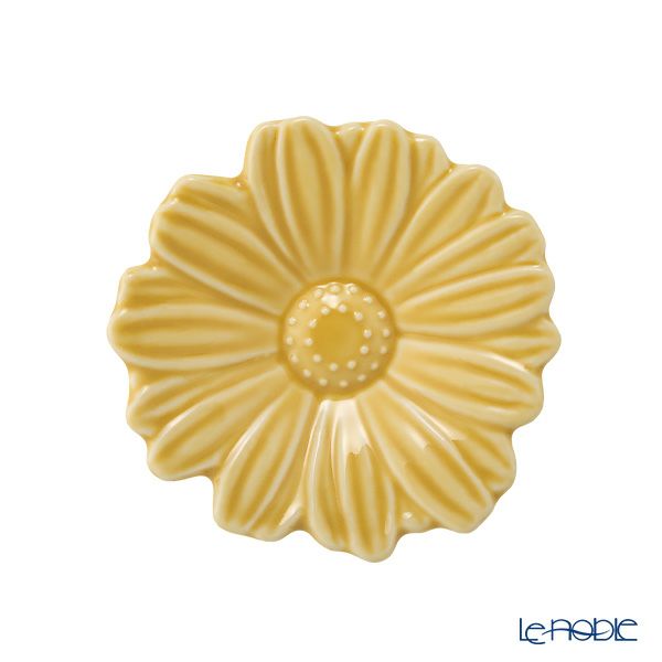 マルミツポテリ ソボカイ マーガレット プレート 9.4cm マスタード