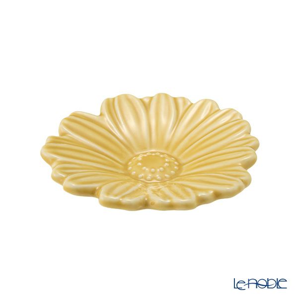 マルミツポテリ ソボカイ マーガレット プレート 9.4cm マスタード