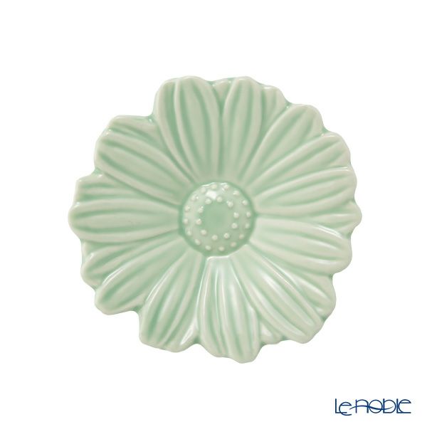 マルミツポテリ ソボカイ マーガレット プレート 9.4cm グリーン