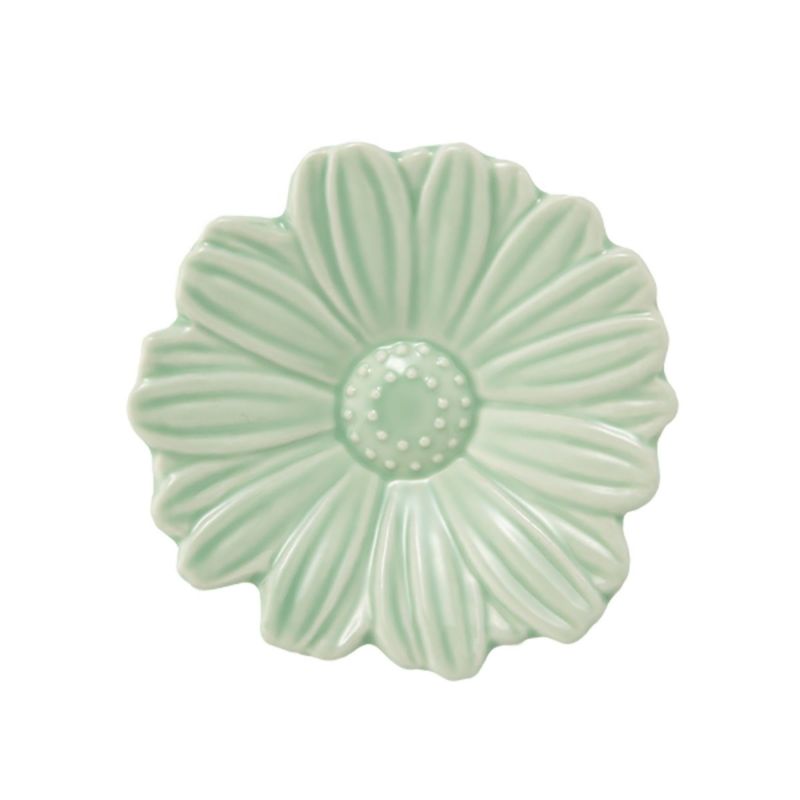 マルミツポテリ ソボカイ マーガレット プレート 9.4cm グリーン