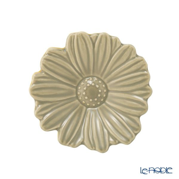 マルミツポテリ ソボカイ マーガレット プレート 9.4cm グレー