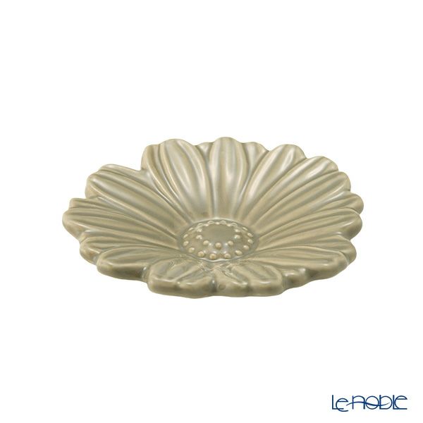 マルミツポテリ ソボカイ マーガレット プレート 9.4cm グレー