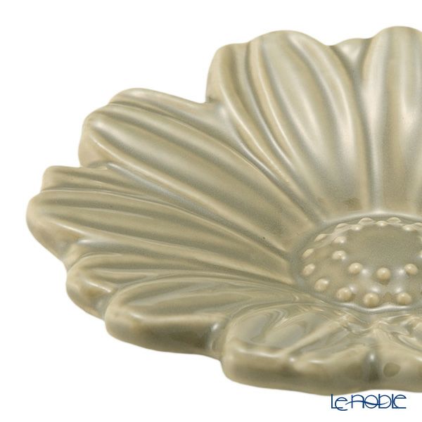 マルミツポテリ ソボカイ マーガレット プレート 9.4cm グレー