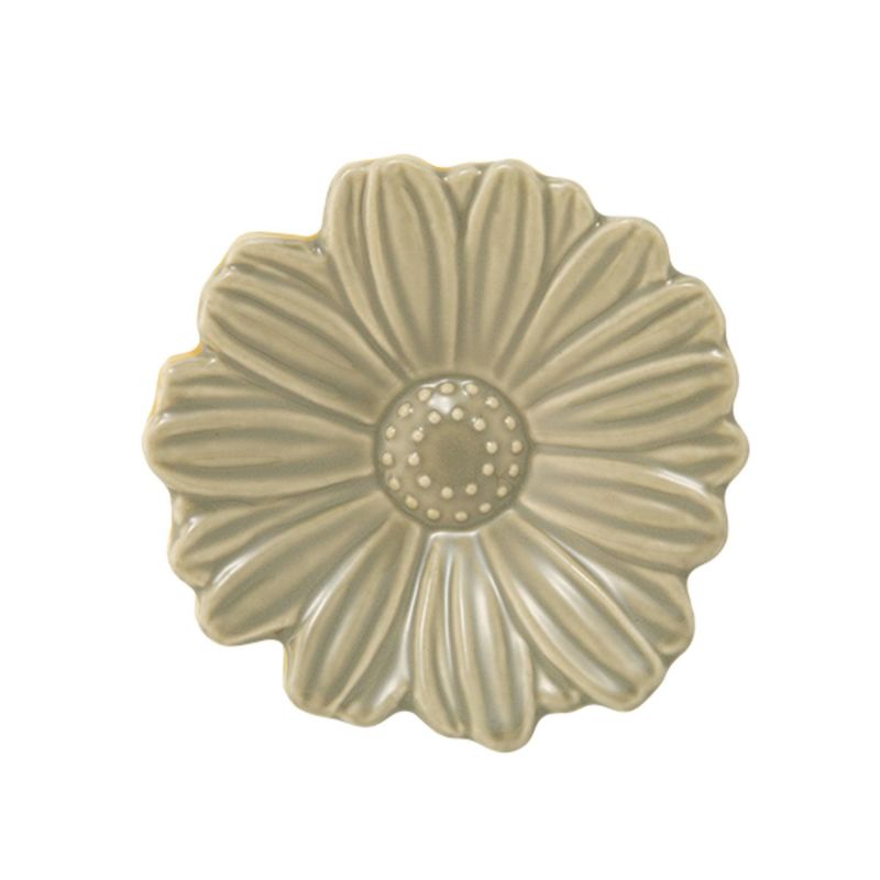 マルミツポテリ ソボカイ マーガレット プレート 9.4cm グレー