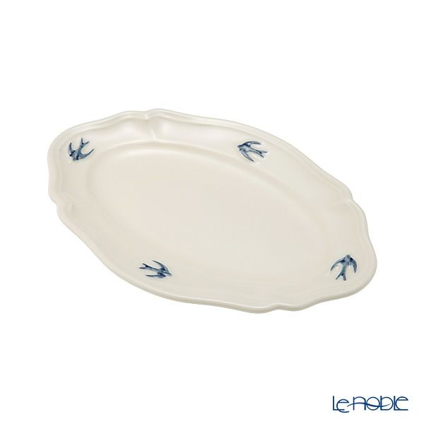 マルミツポテリ スタジオエム アーリーバード オーバルプレートS 19cm