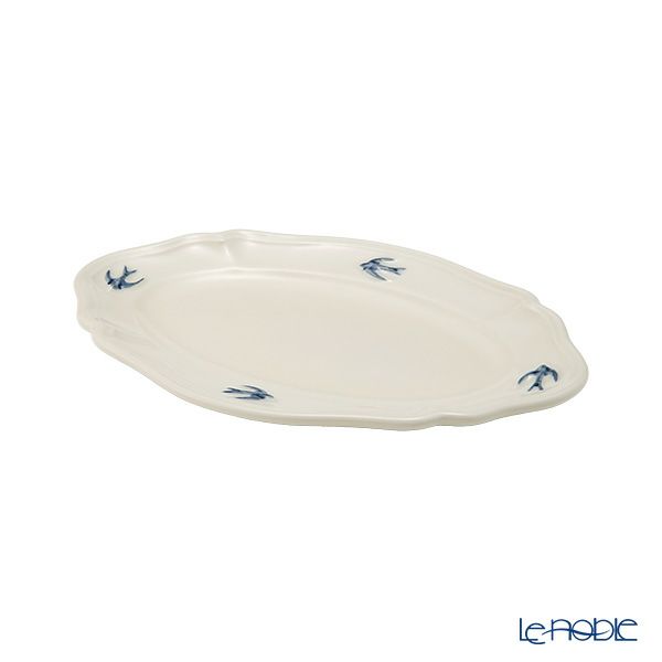 マルミツポテリ スタジオエム アーリーバード オーバルプレートS 19cm