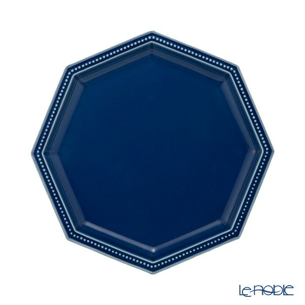 マルミツポテリ スタジオエム ガティ プレート 19.5cm インディゴ