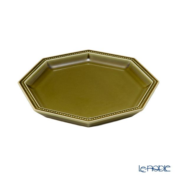 マルミツポテリ スタジオエム ガティ プレート 19.5cm オリーブ