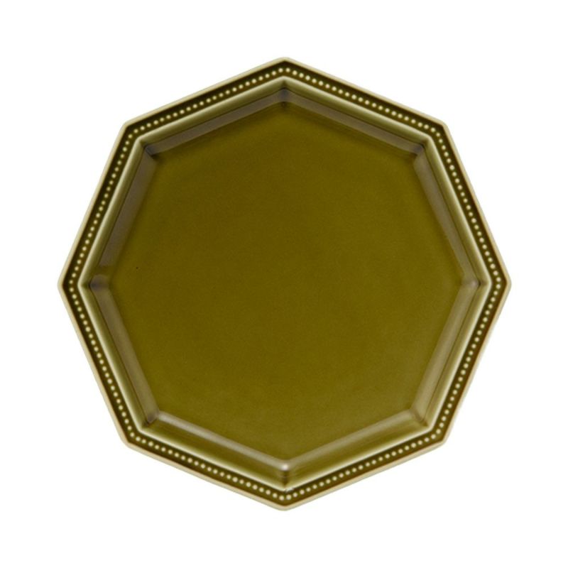 マルミツポテリ スタジオエム ガティ プレート 19.5cm オリーブ