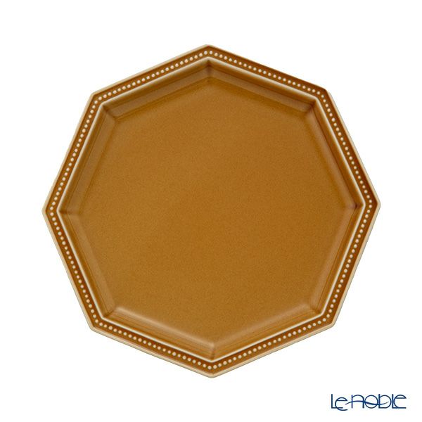 マルミツポテリ スタジオエム ガティ プレート 19.5cm キャラメル