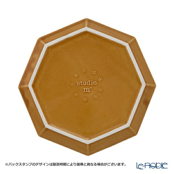 マルミツポテリ スタジオエム ガティ プレート 19.5cm キャラメル
