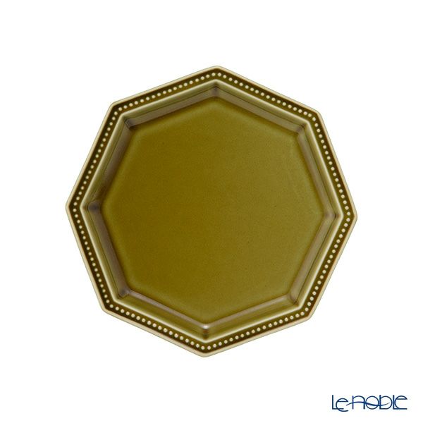 マルミツポテリ スタジオエム プチガティ プレート 15cm オリーブ