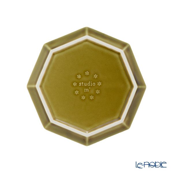 マルミツポテリ スタジオエム プチガティ プレート 15cm オリーブ